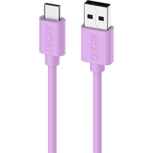 Moki USB-A to USB-C SynCharge Cable 1 Metre Soft Pink